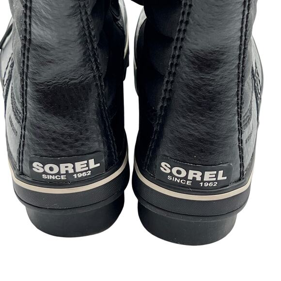 Sorel Womens Size 6.5  Tofino II Waterproof Faux Fur Trim Boots Black Stone NWT - Picture 5 of 13